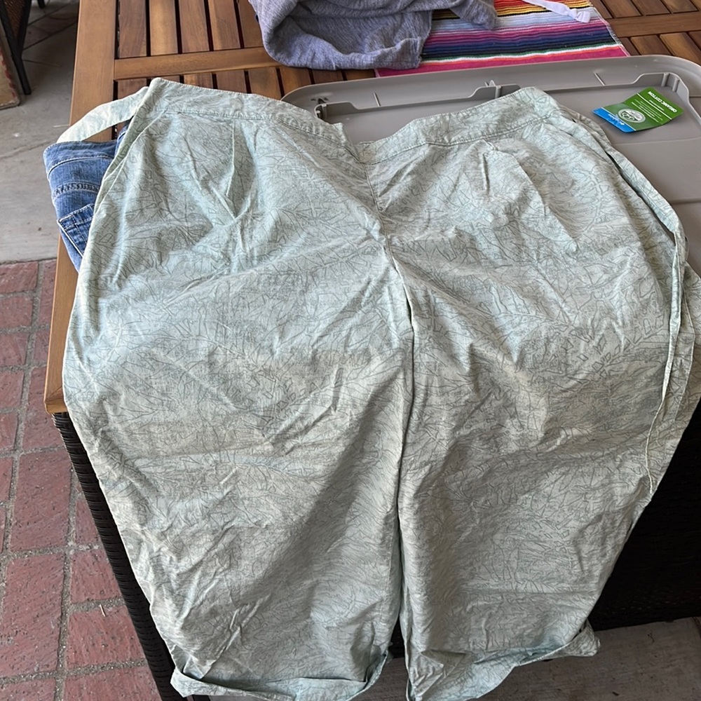 Light green pants